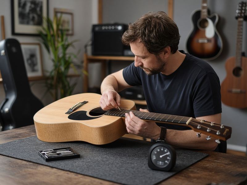 Instrument care at Fiumapersu House